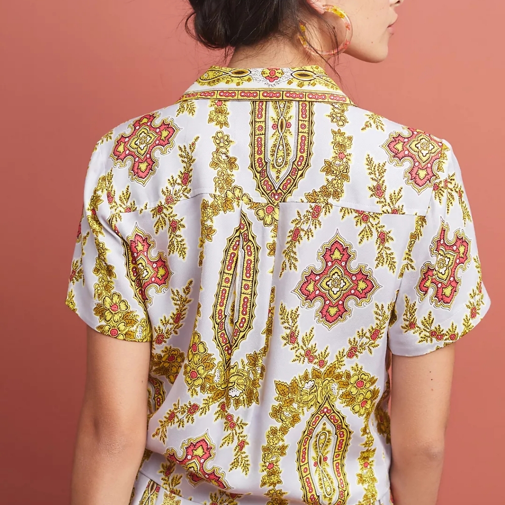 Anthropologie Echarpe blouse - Picture 3 of 12
